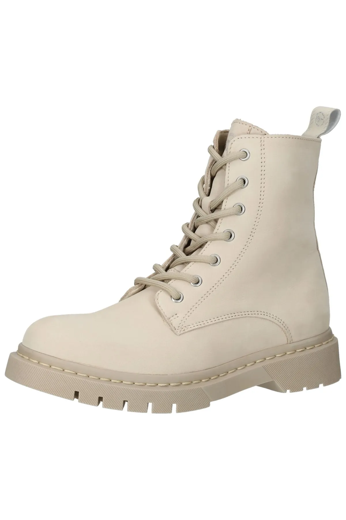 Tamaris  Stiefelette - Beige - Blockabsatz
