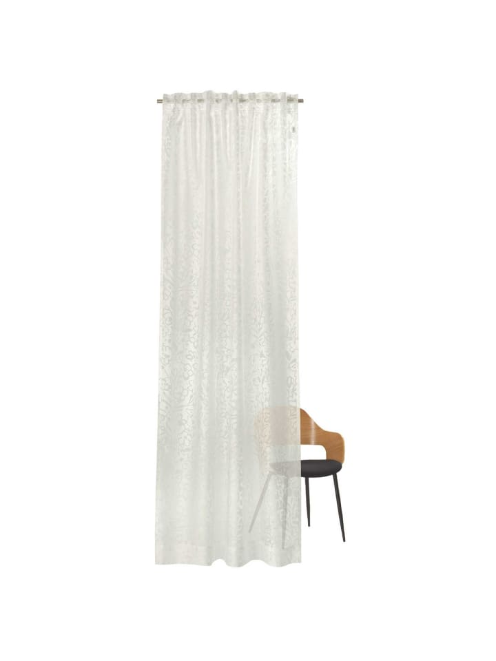 ESPRIT Transparenter Schlaufenvorhang CLEO in Weiß günstig kaufen 130x250 cm