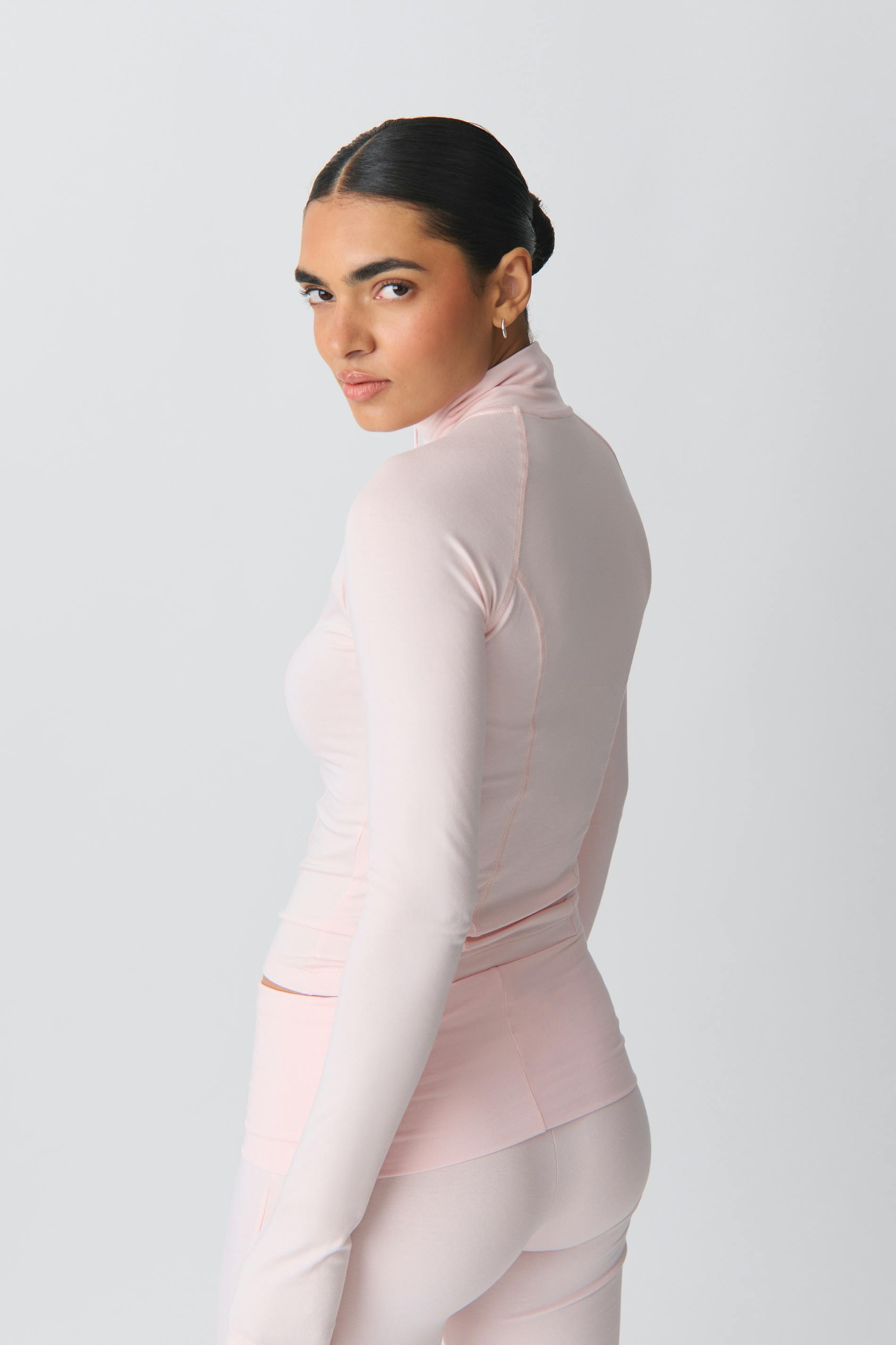 Soft touch zip jacket