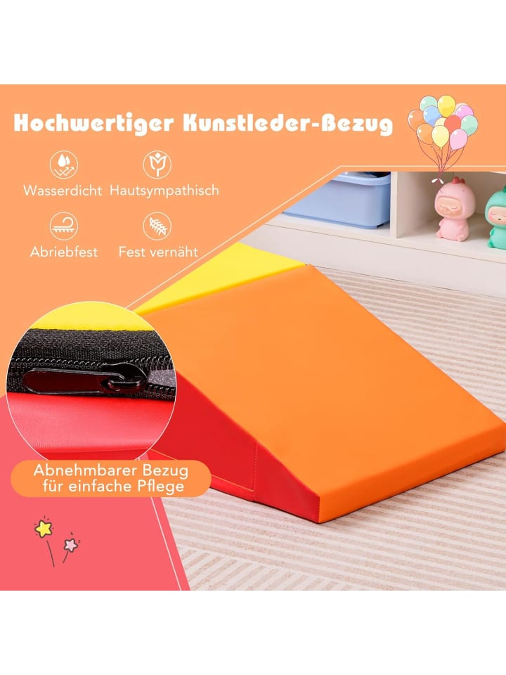 COSTWAY 2 TLG. Schaumstoffbausteine Kinder in Orange günstig kaufen onesize