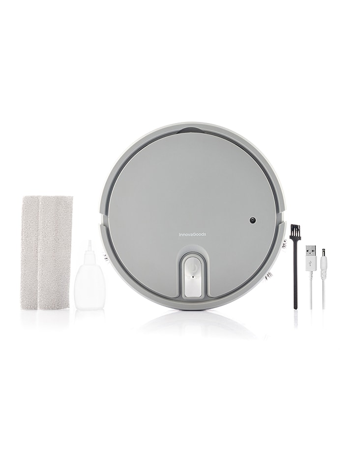 InnovaGoods 5in1 Staubsaugerroboter in Hellgrau - Ø 25 cm günstig kaufen onesize
