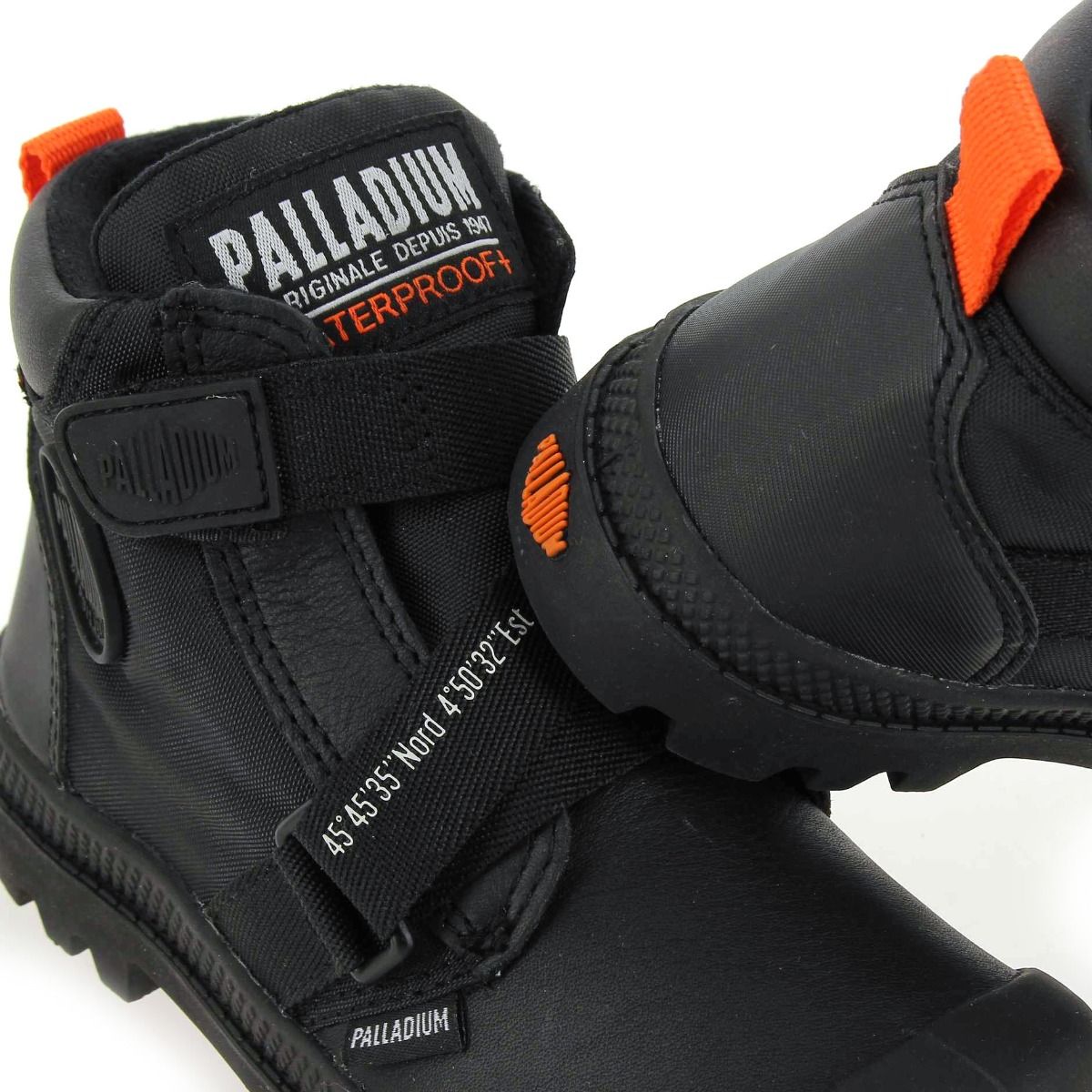 Palladium  HI CUFF S WP K - Noir