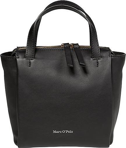 Marc O'Polo Crossbody Bag small aus fein genarbtem Rindleder