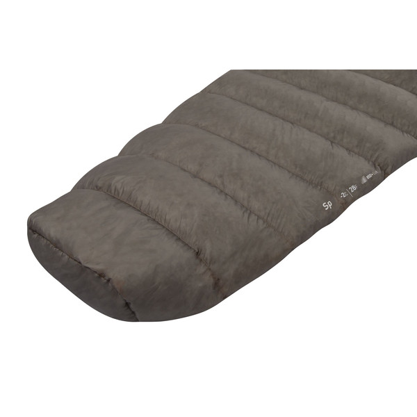 SPARK SPII - REGULAR DARK GREY / YELLOW - Daunenschlafsack