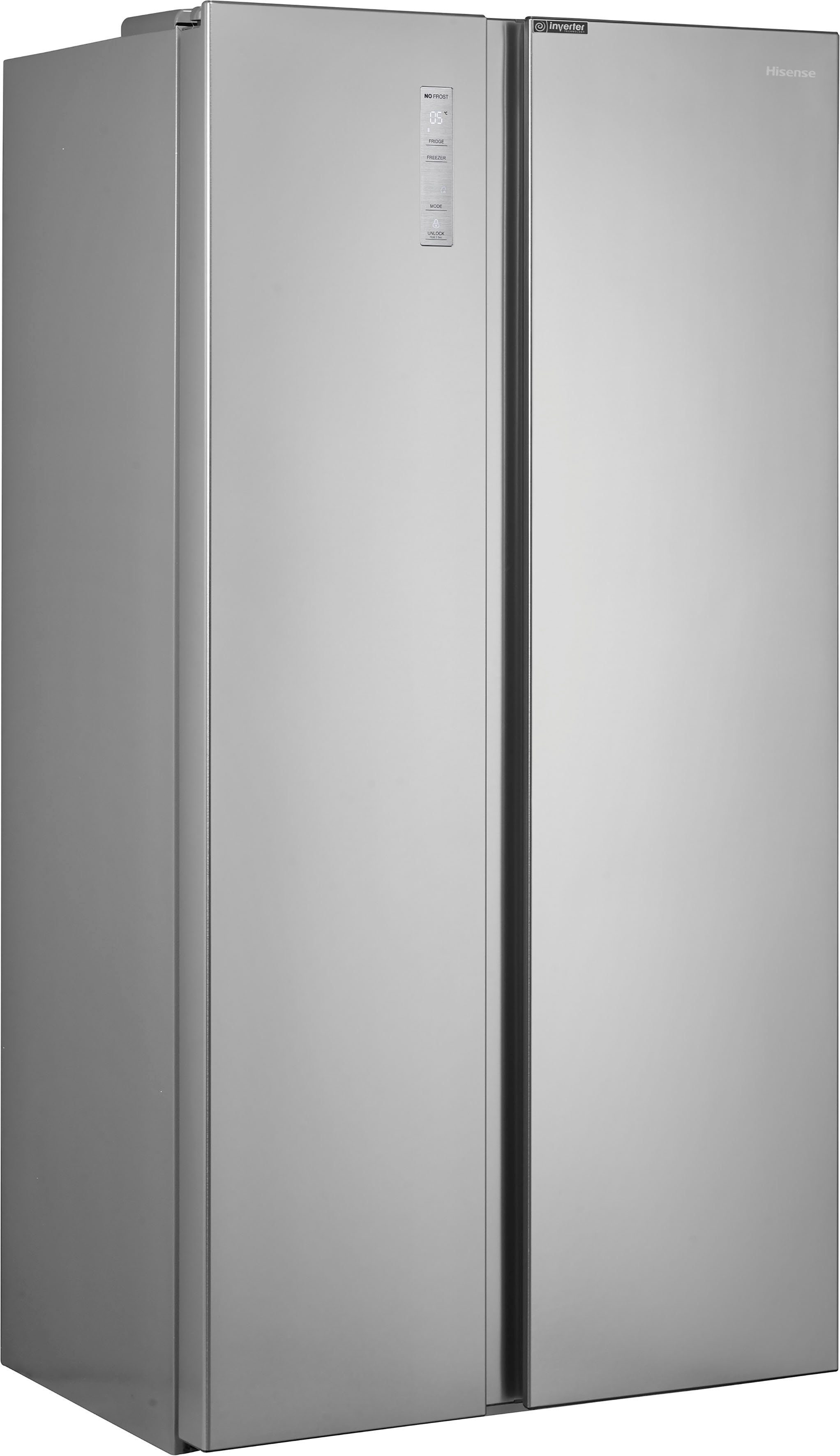 Hisense Side-by-Side RS677N4BIE, 178,6 cm hoch, 91 cm breit