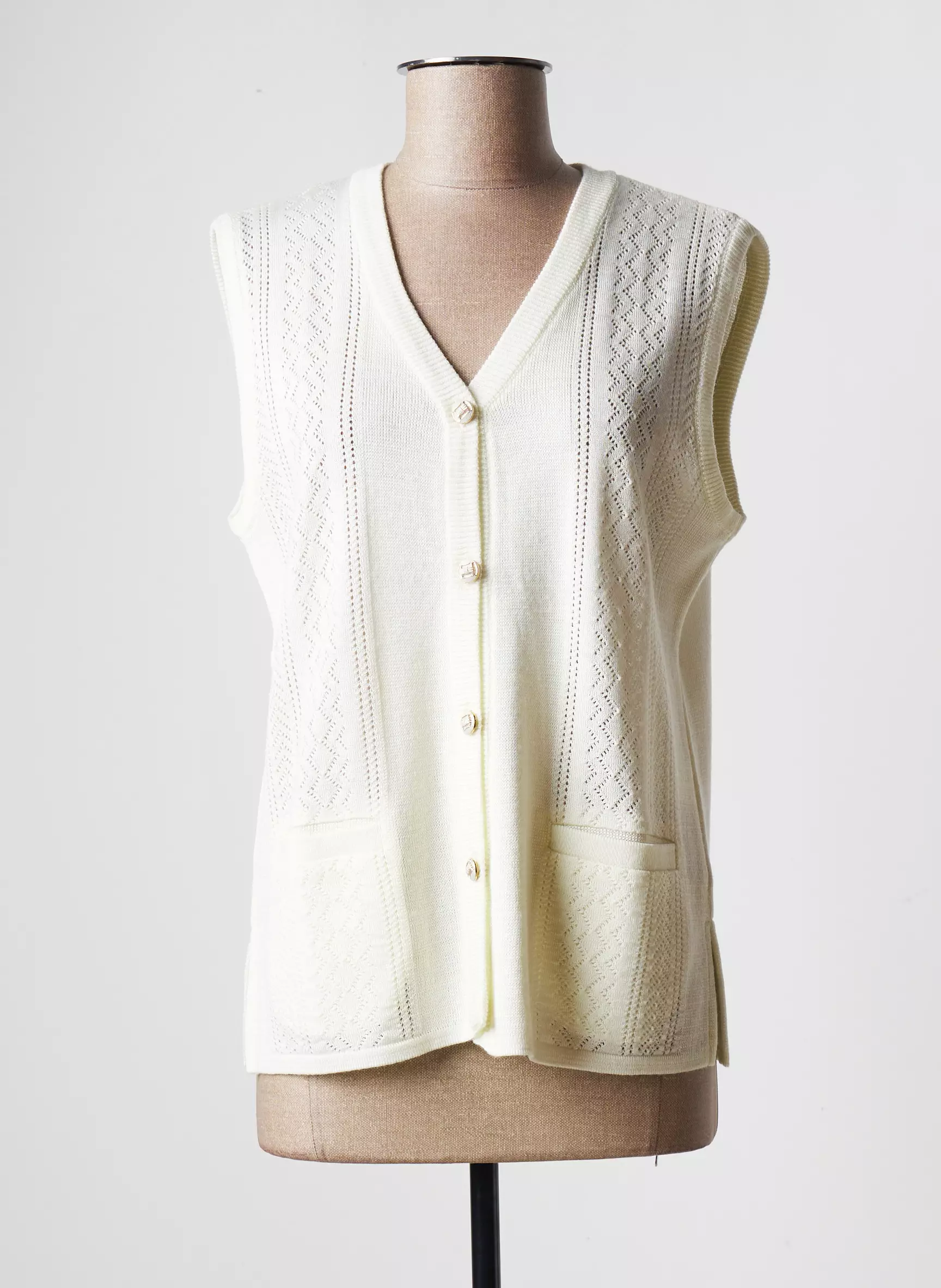 Atlanta Gilet Femme couleur beige