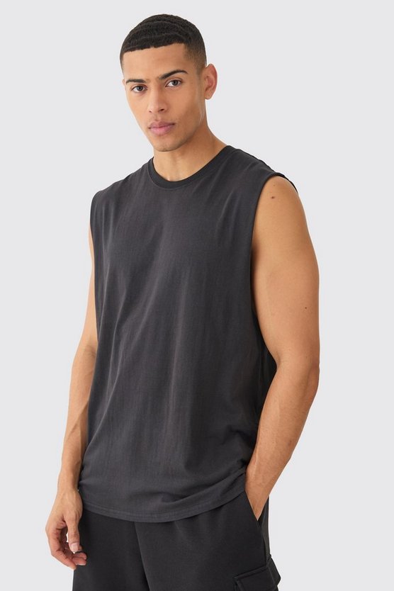 Oversize Tanktop mit Print