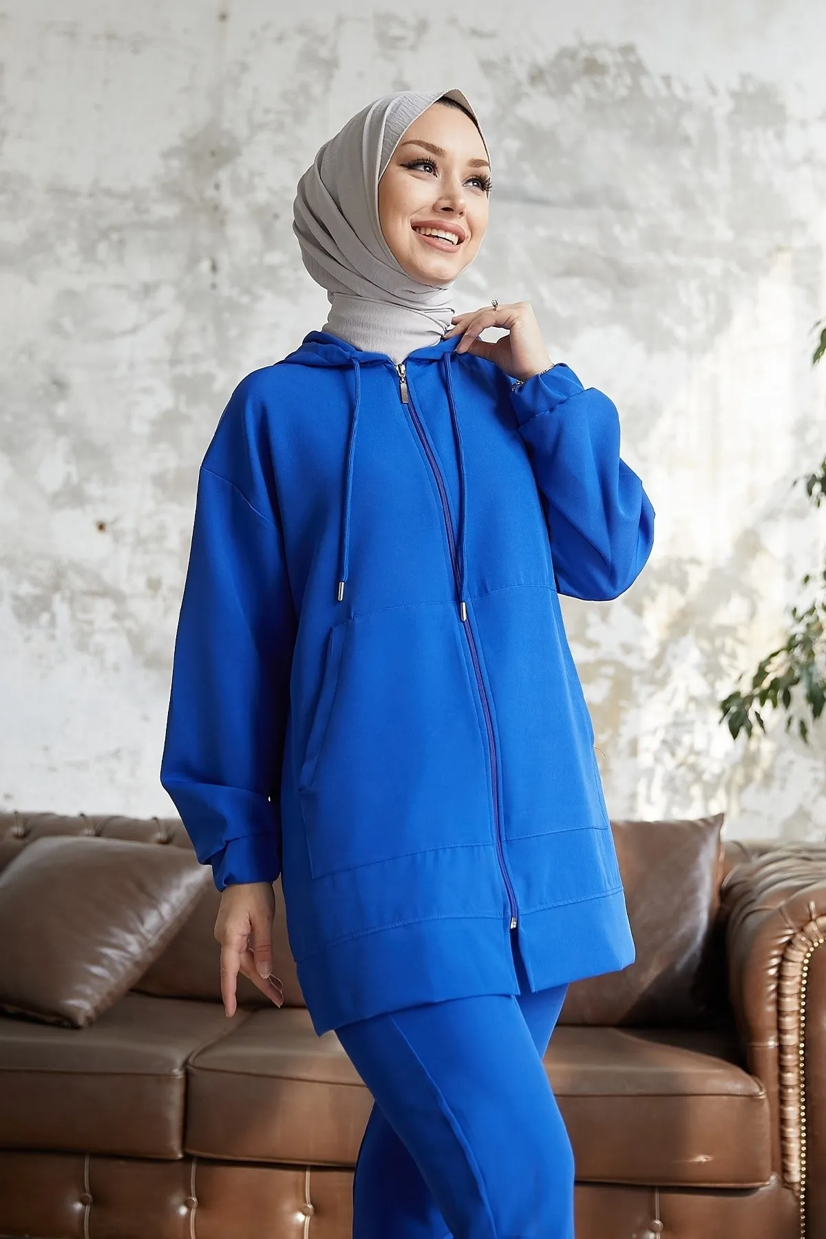 InStyle  Amor Basic Zweiteiliger Anzug – Saks Blue