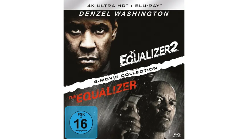 Equalizer 1 & 2  (2 4K Ultra HDs + 2 Blu-rays)