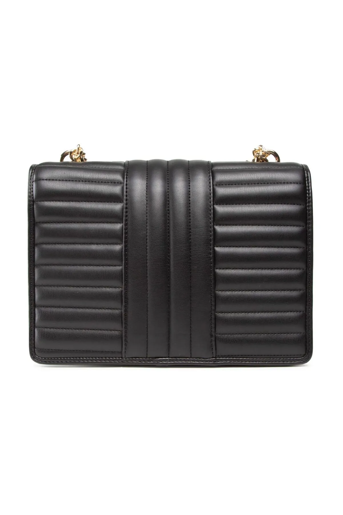 Love Moschino  Gesteppte Kettenriementasche mit Markenlogo Damentasche Jc4064pp1cla1000