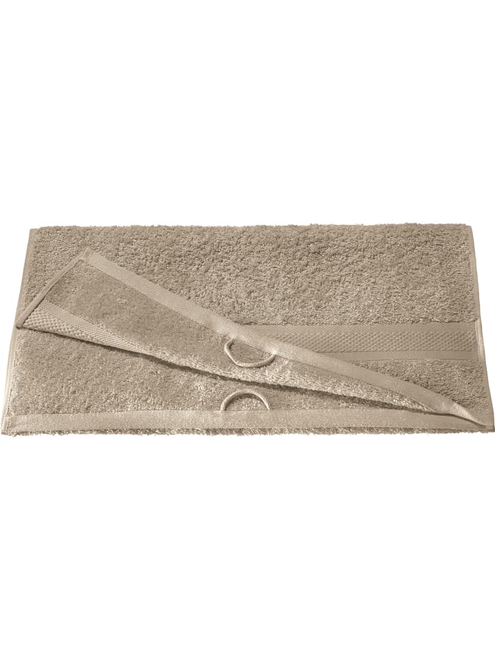 REDBEST Frottier Frottier-Set 10-tlg. Chicago in taupe günstig kaufen onesize
