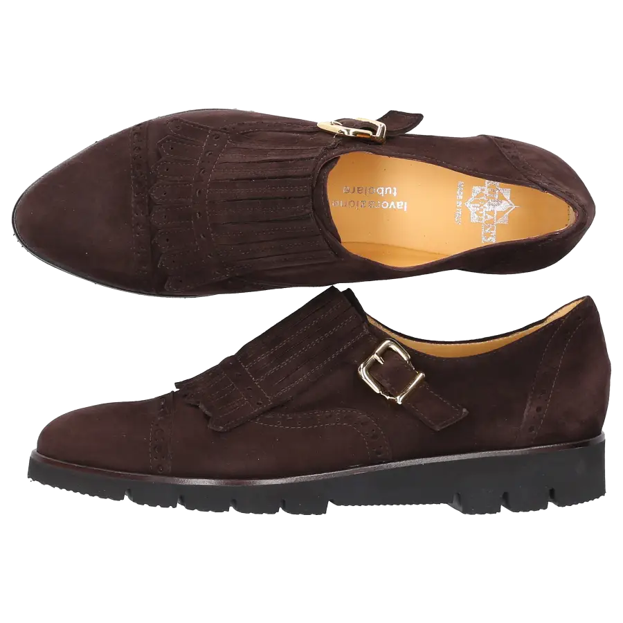 Truman's - Monk Schuhe 8427 Veloursleder - braun
