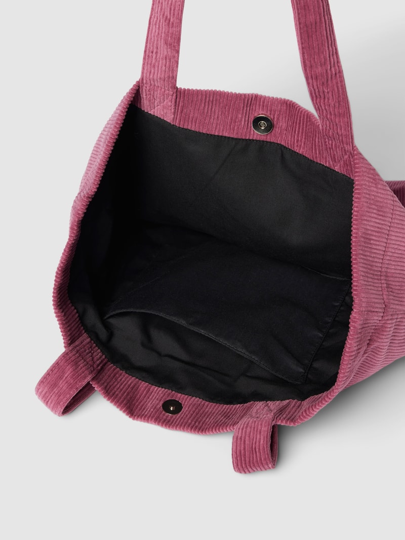 Shopper mit Label-Patch Modell 'Mauve' in mauve