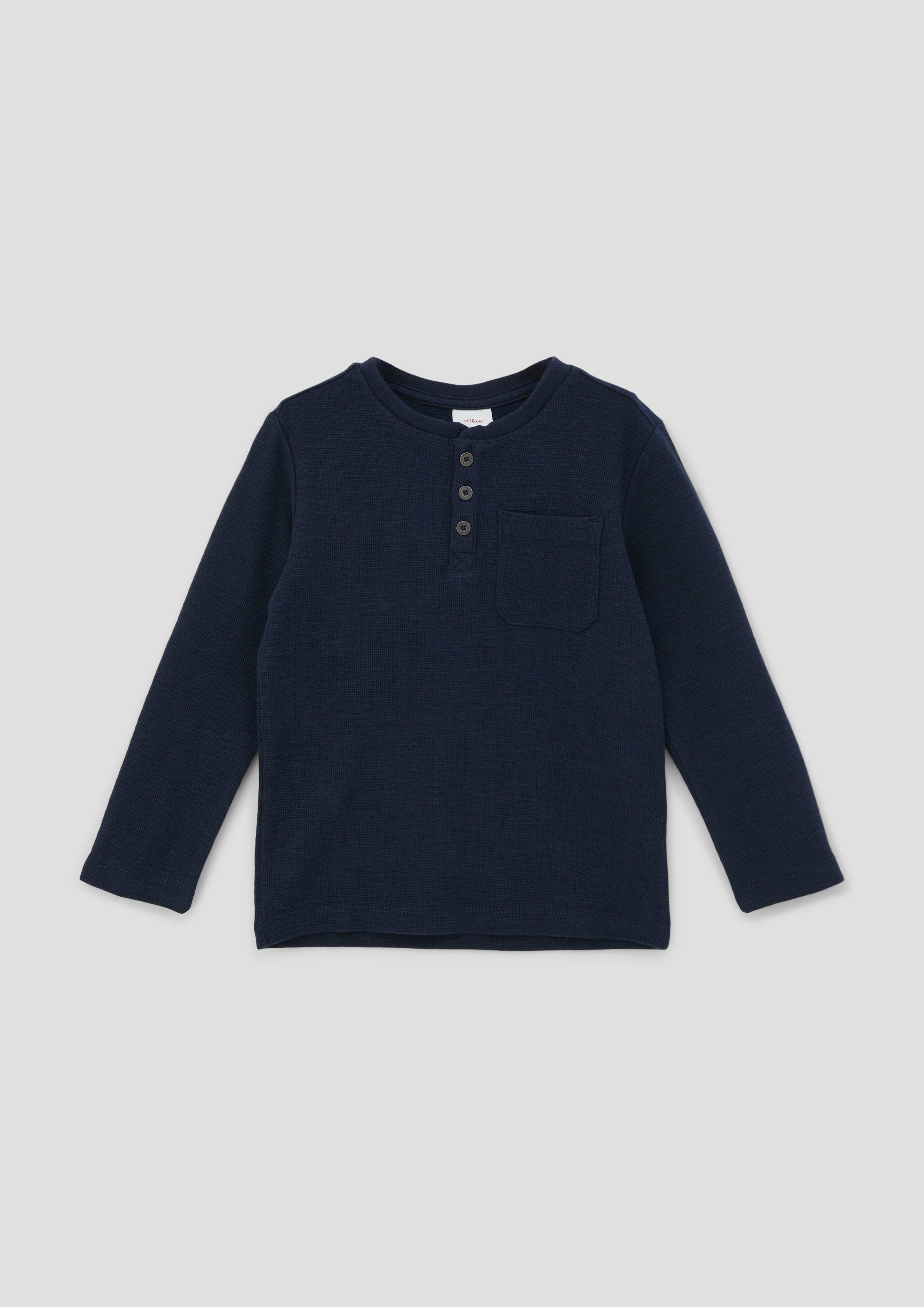 Longsleeve mit Henleyausschnitt  2134107-5952