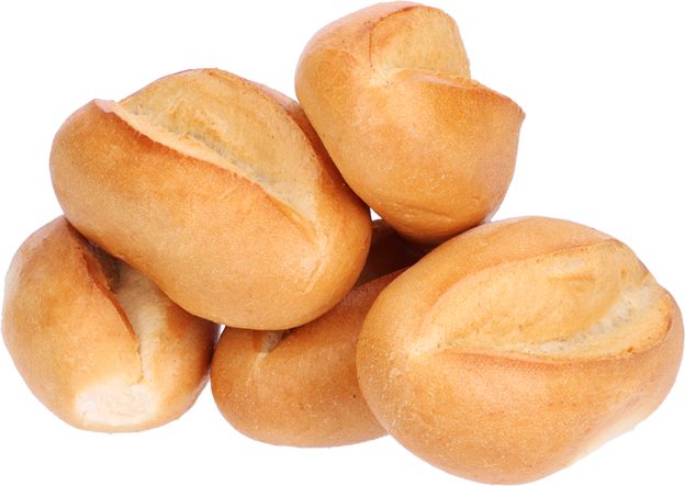 Der gute Bäcker Krimphove halbgebackene Weizenschnittbrötchen