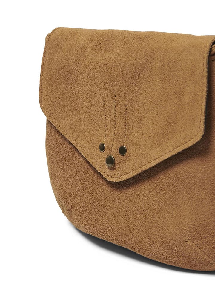 ONLY Leder-Umhängetasche in Hellbraun - (B)18 x (H)16 cm günstig kaufen onesize
