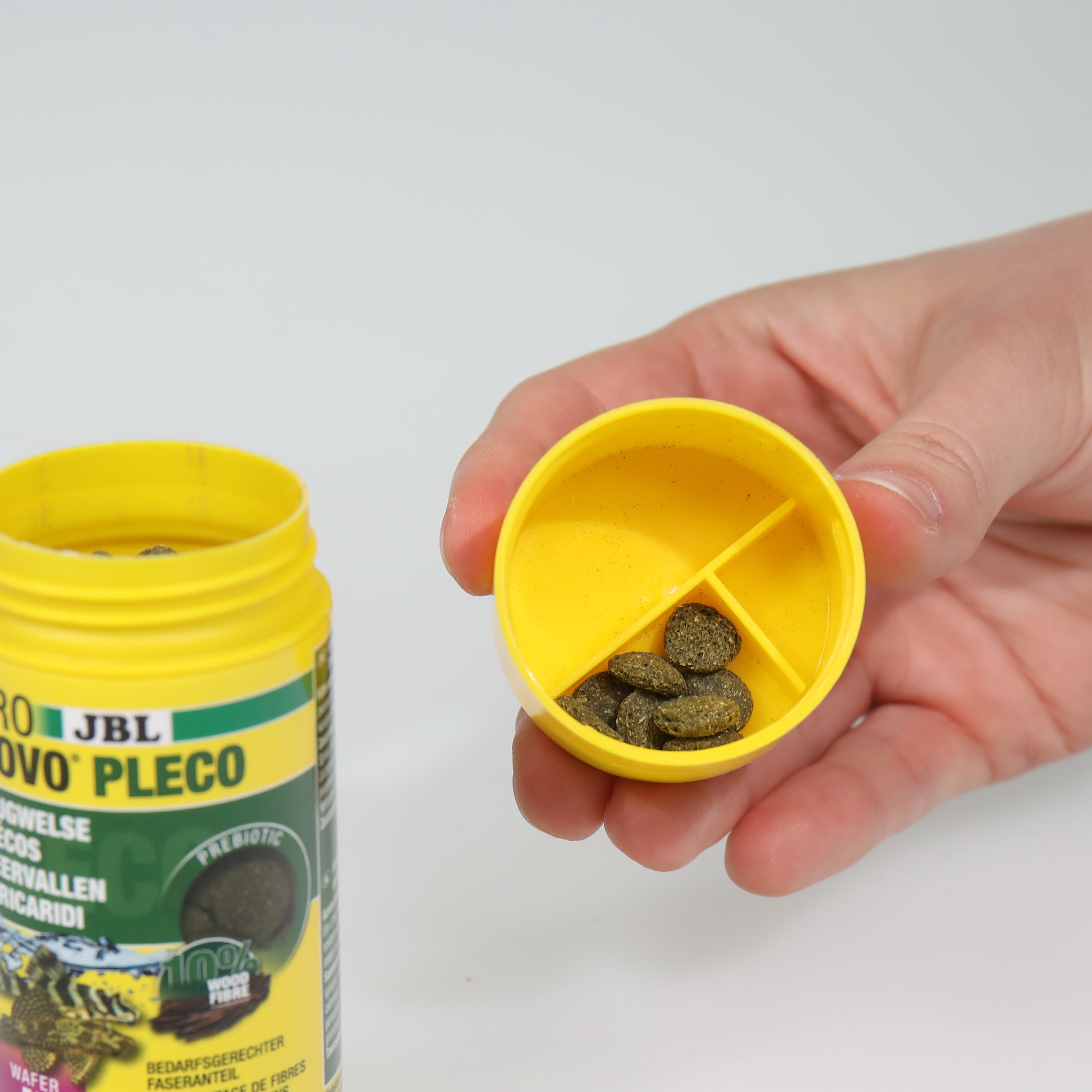 JBL Hauptfutter JBL PRONOVO PLECO WAFER Futtertabletten für herbivore Saugwelse M 100 ml