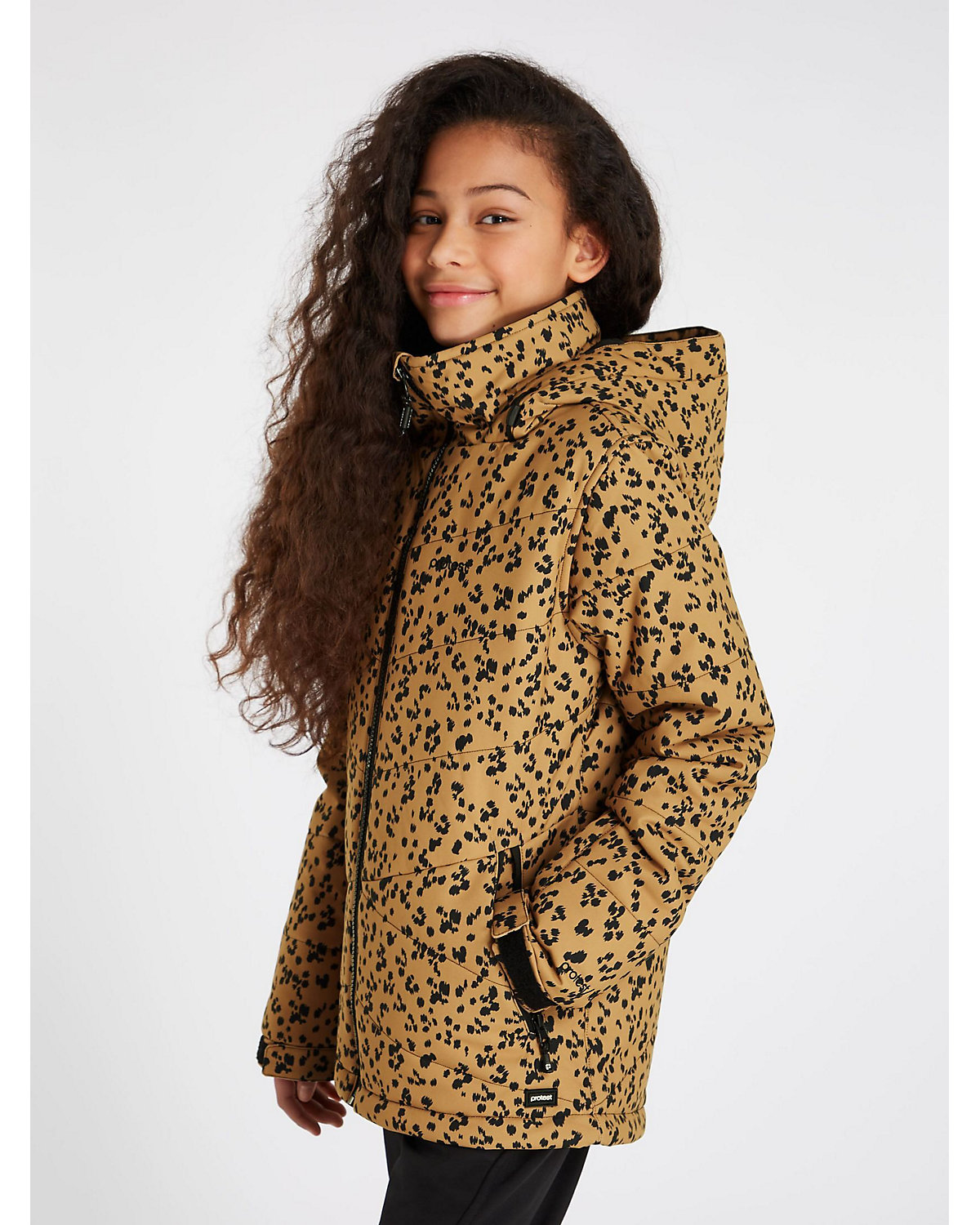 PRTBELLE JR  - 10K Wasserdicht und atmungsaktiv PFC-Frei   Winterjacke Skijacken für Mädchen