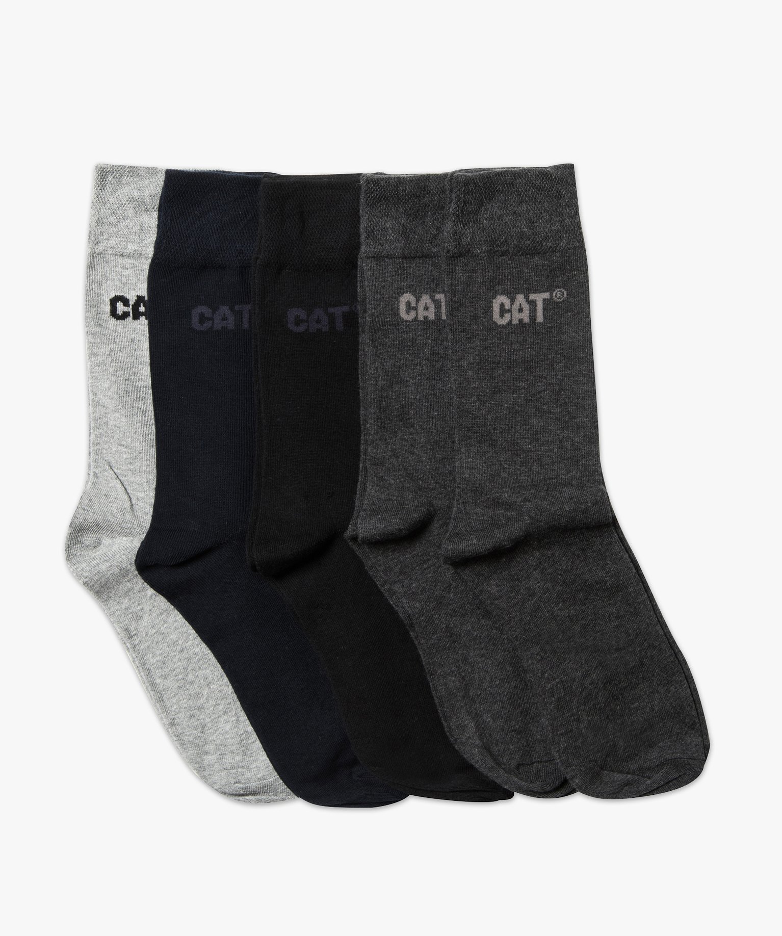 Lot x5 chaussettes hautes - Caterpillar - Confort Top gris | GEMO