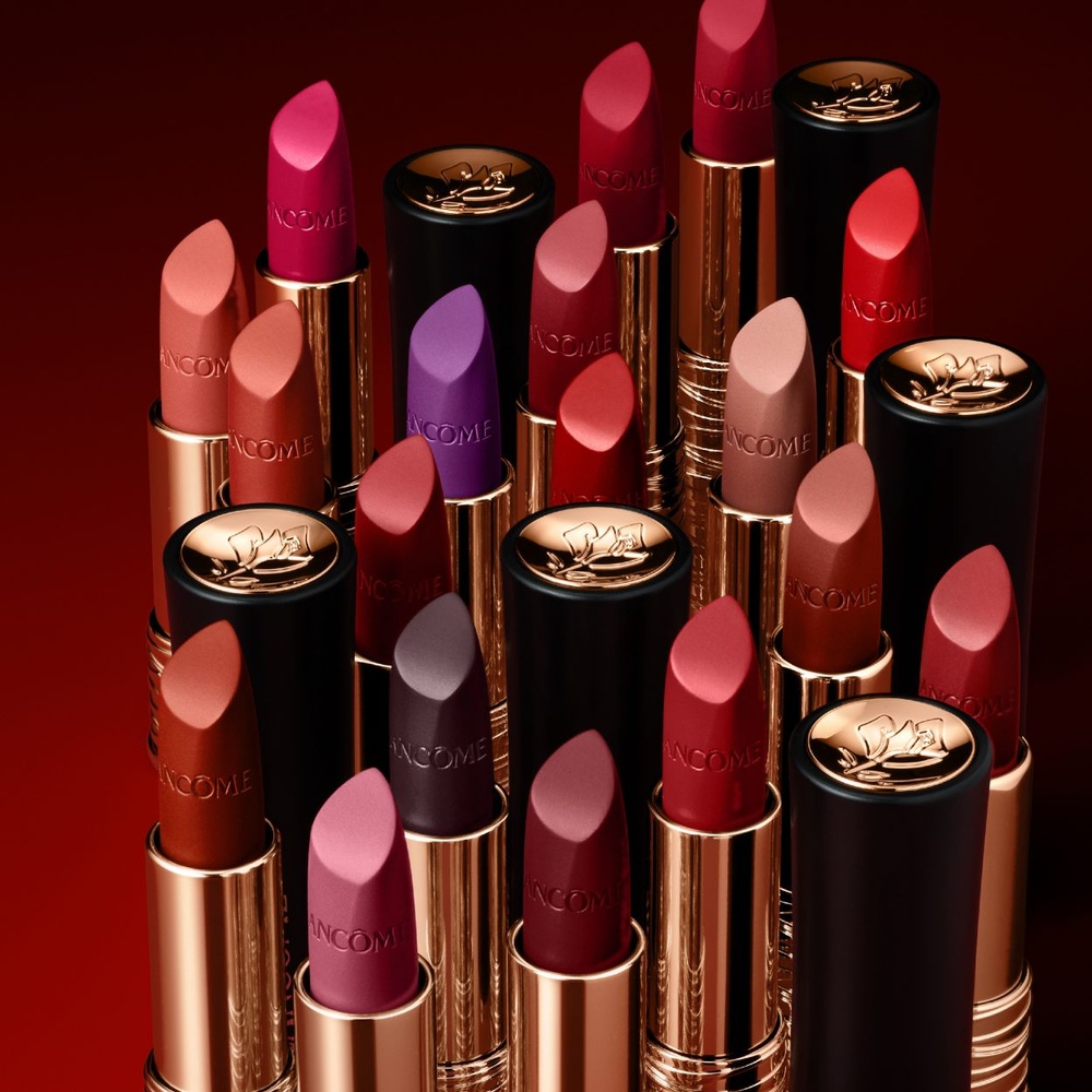 Lancôme L'Absolu Rouge Drama Matte Rouge à Lèvres Mat Poudré – Tenue & Confort Longue Durée