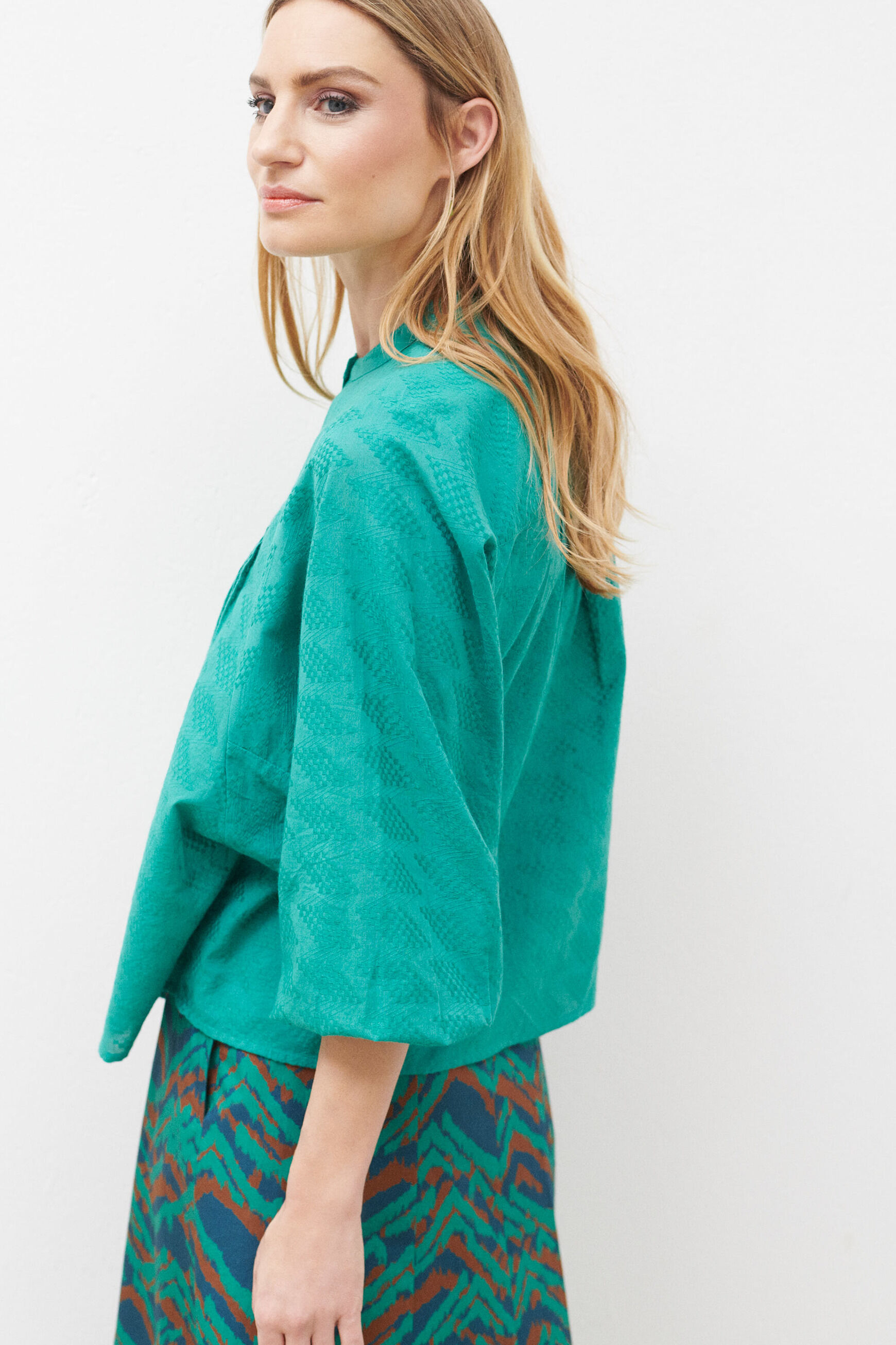 chemise celestine vert menthe femme