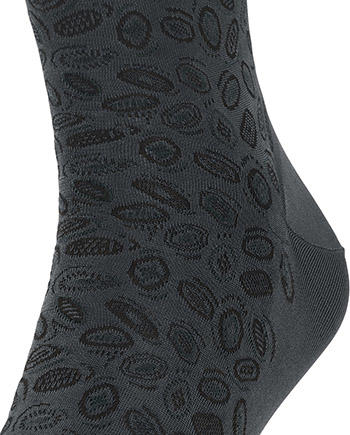 Falke, Serie Changed Light, Socken, Seide-Baumwolle, silbergrau