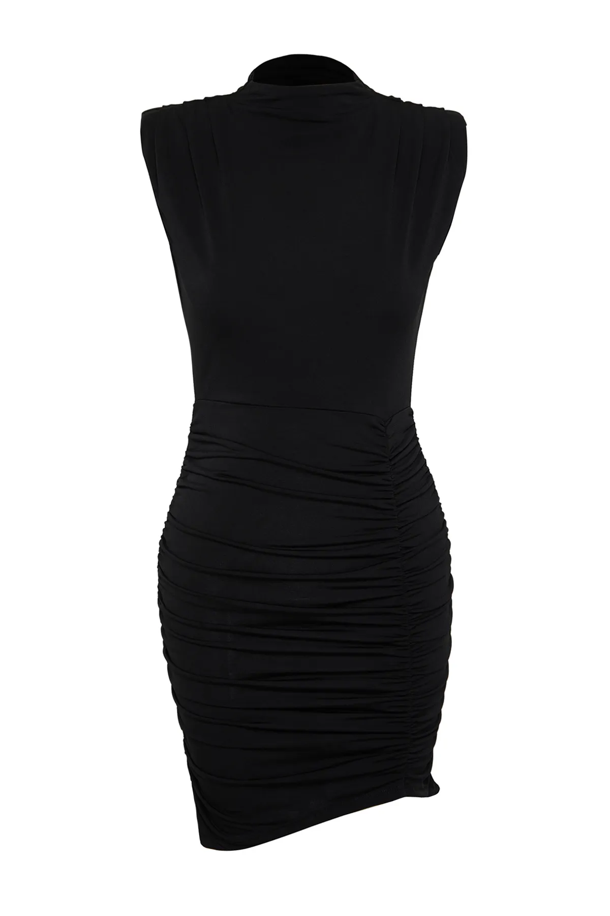 Trendyol Collection  Schwarzes, figurbetontes Kleid TPRSS24EL00162