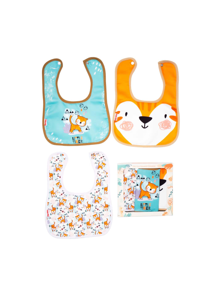 just2little 3er Set Lätzchen Unicorn in Orange günstig kaufen onesize