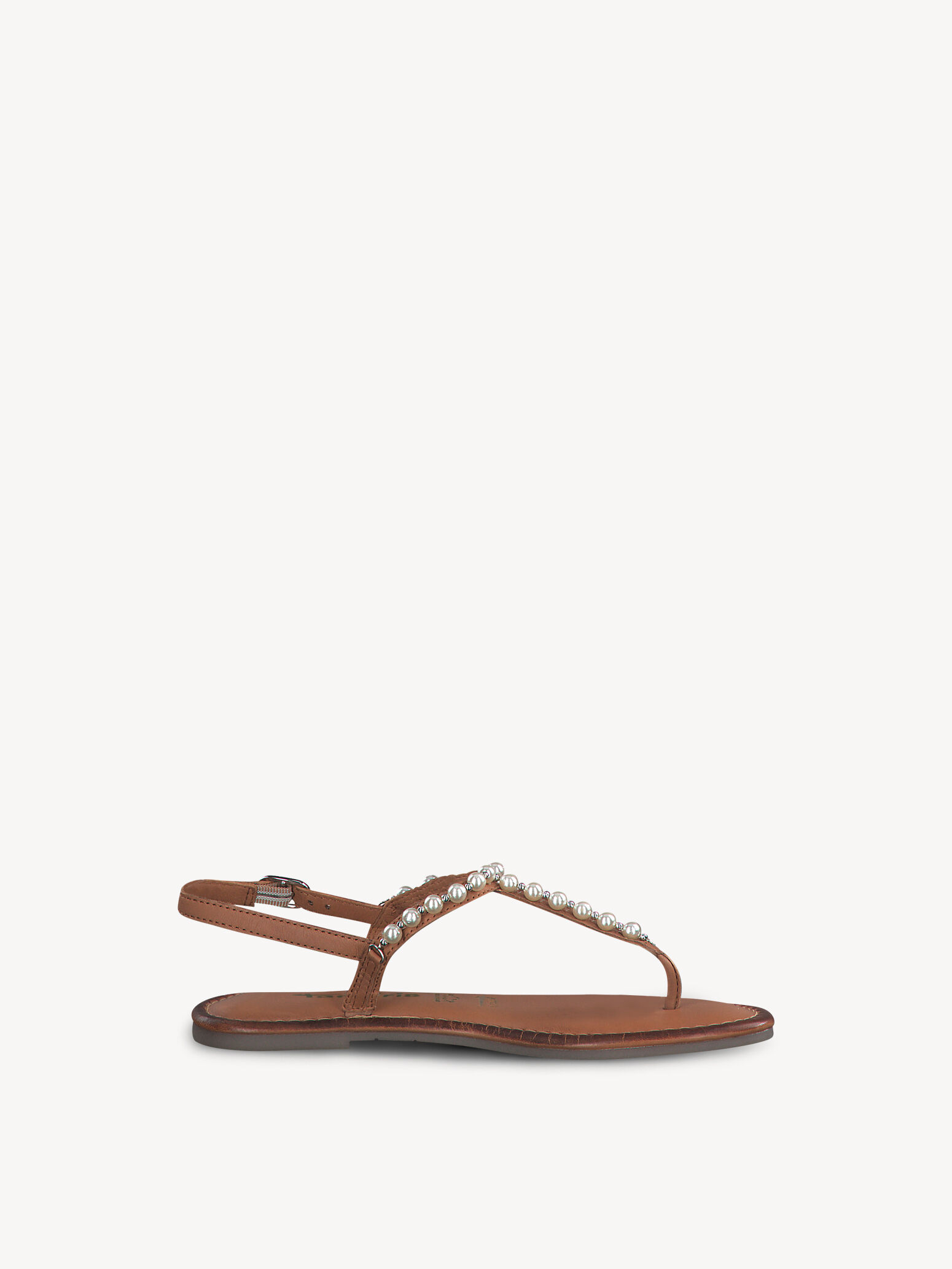 Sandale en cuir - marron