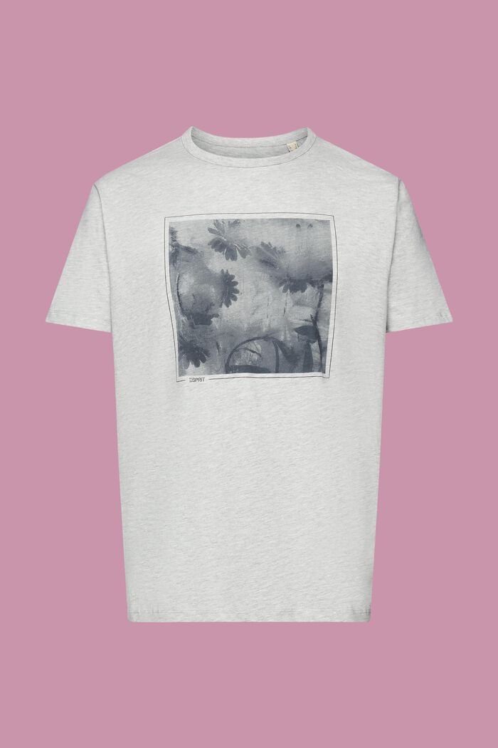 T-Shirt aus Baumwolle-Viskose-Mix mit Print