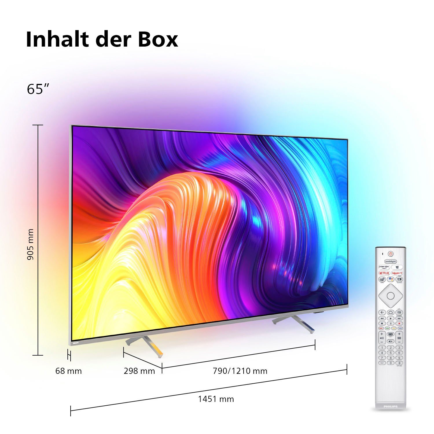 Philips 65PUS8507/12 LED-Fernseher (164 cm/65 Zoll, 4K Ultra HD, Android TV, Smart-TV)