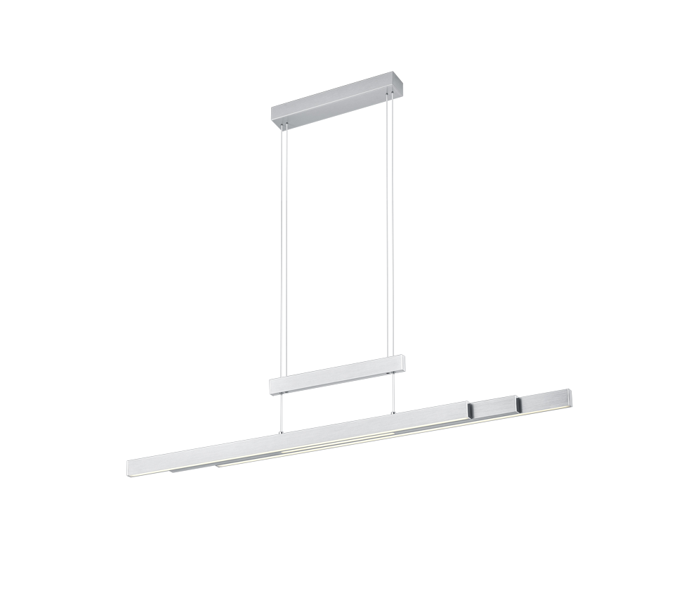 TRIO LED Pendelleuchte Trajan Nickel