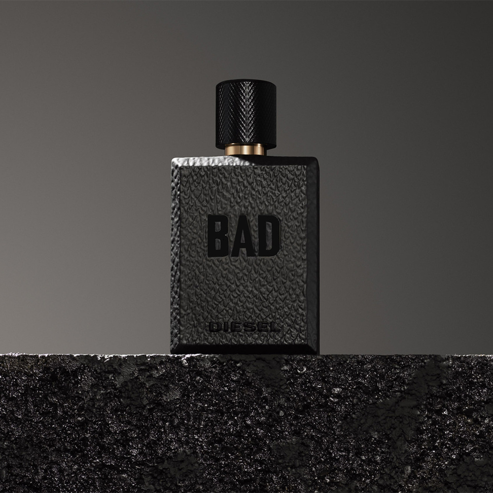 Diesel Bad Eau de Toilette Homme, Boisé frais, insolent et addictif