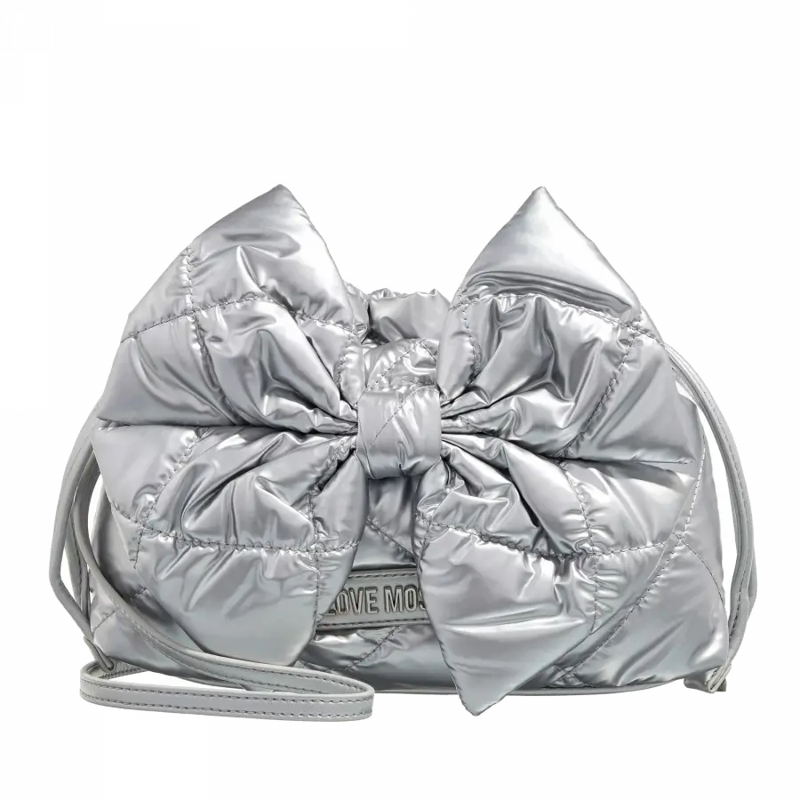 Love Moschino - Love Moschino Shoulder Bags Textil Silver - silber