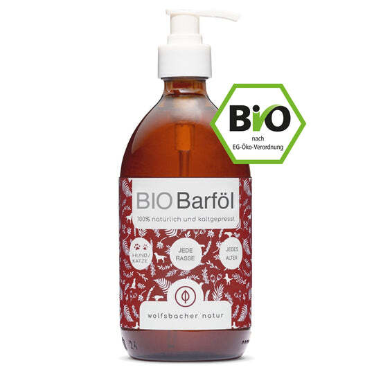 Wolfsbacher Natur Ergänzungsfutter & Aufzucht Wolfsbacher Natur Bio Barf Öl 500 ml