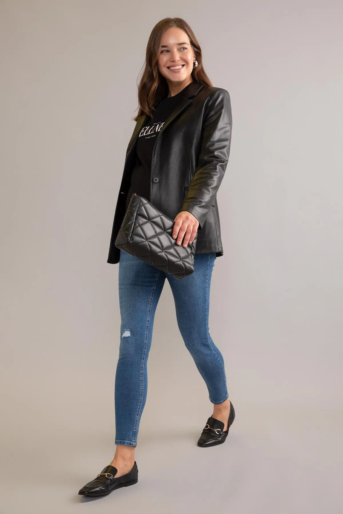 DeFacto  Skinny Fit, extra enge Passform, normale Taille, extra schmales Bein, zerrissene, detaillierte Umstandshose