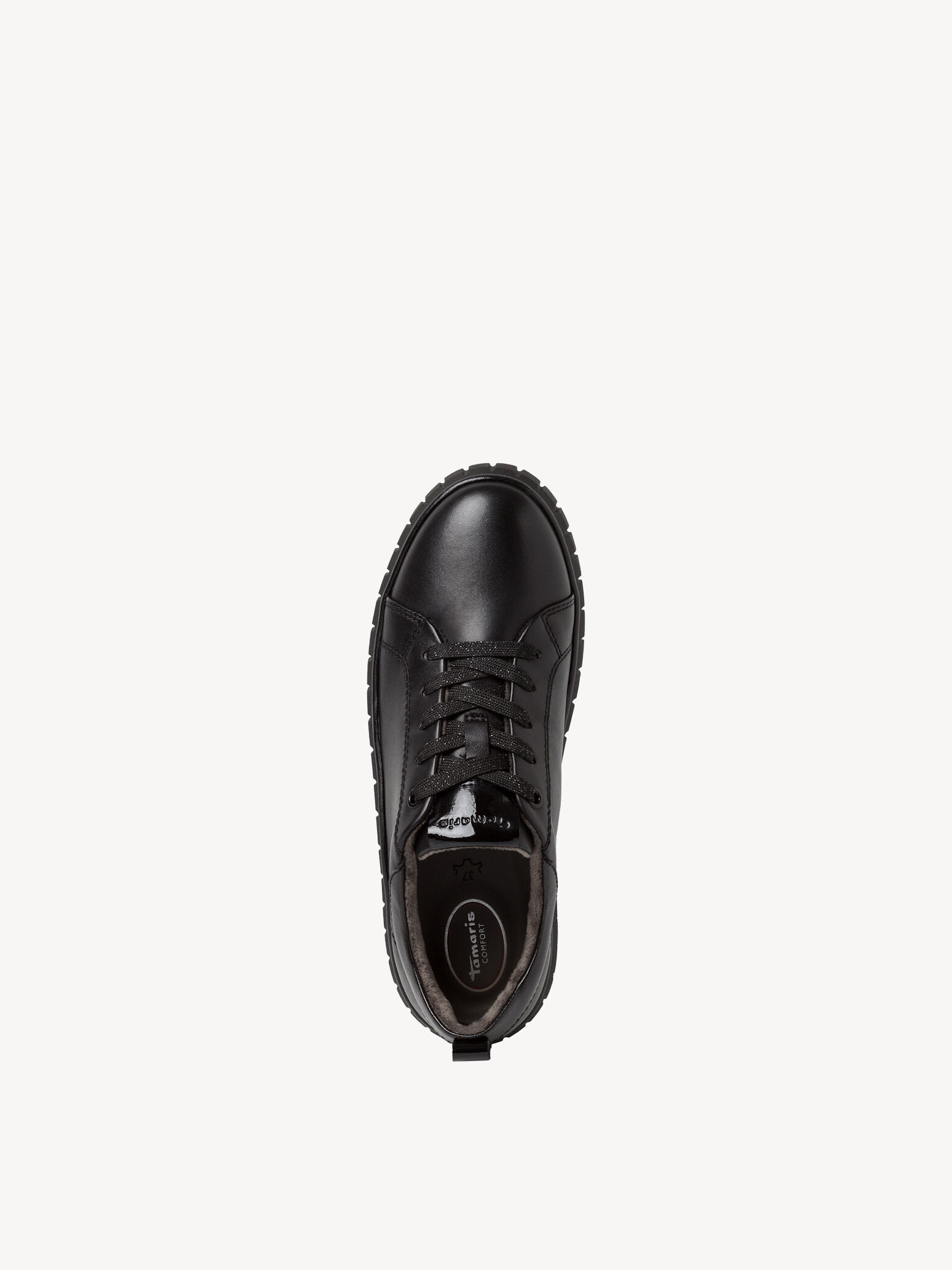 Basket en cuir - noir