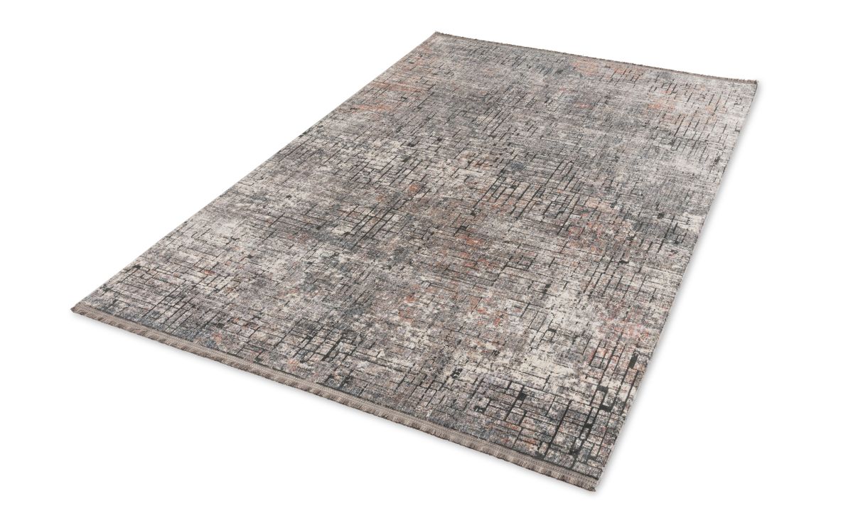 Webteppich Sarezzo grau 160x230