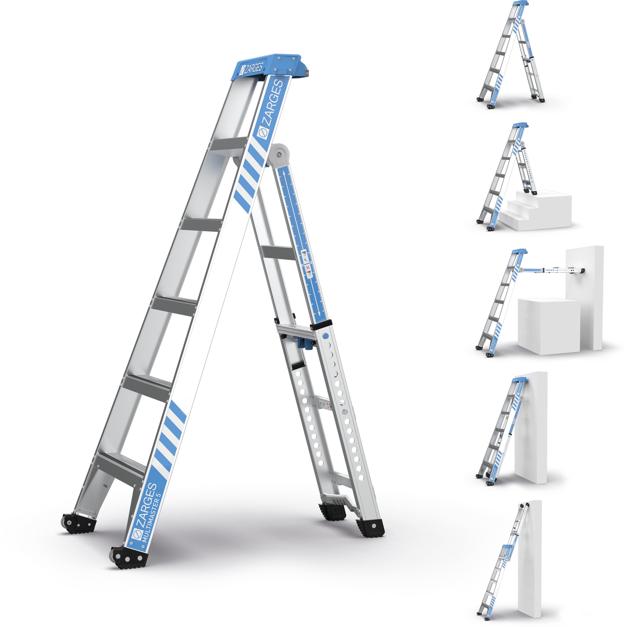 Escalera multifuncional Zarges 40331 MultiMaster 5