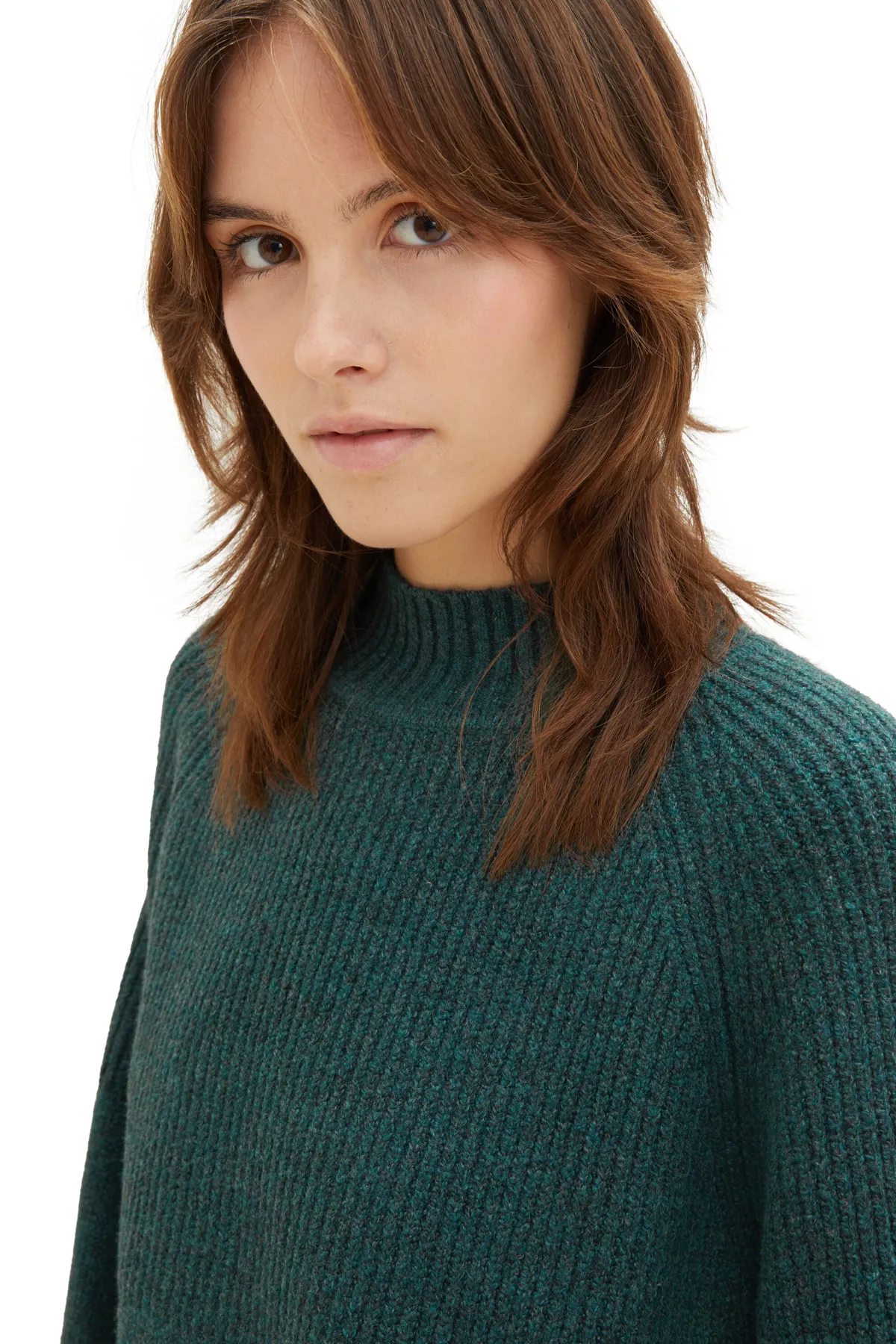 Tom Tailor Denim  Kleid Damen/Mädchen Midnight Forest Green Mélange