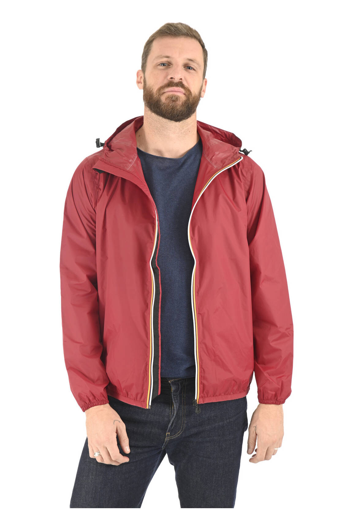 K Way Impermeables Trenchs Unisexe couleur rouge