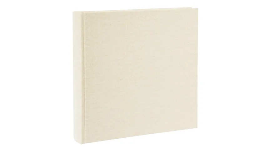 goldbuch Fotoalbum aus recyceltem Ozean-Plastik in beige, 24x25 cm mit 60 weißen Seiten beige