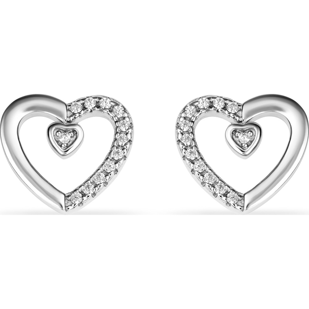 FAVS Boucles d'oreilles à fermoir à poussette 925 Argent Boucles d'oreilles