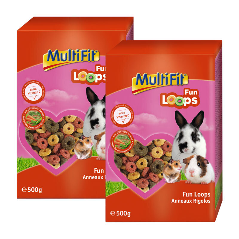 MultiFit Snacks MultiFit Fun Loops 2x500g