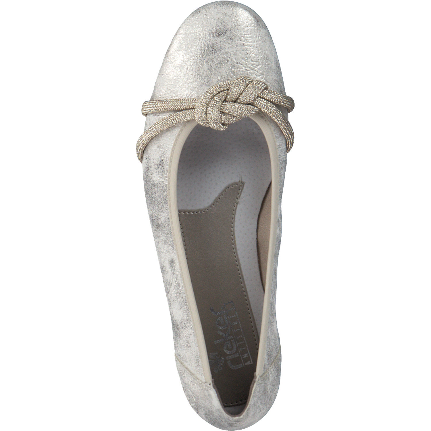 Rieker L9368, Ballerinas, Damen, beige-gold