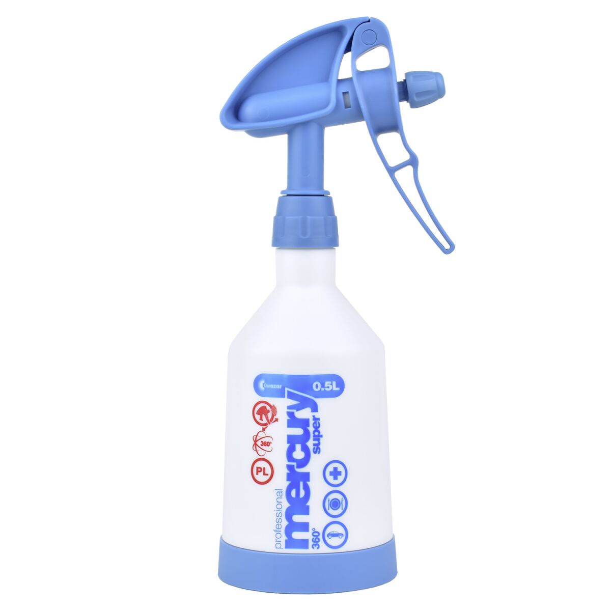 Kwazar Mercury Super 360 Pro  Sprühflasche 500ml blau