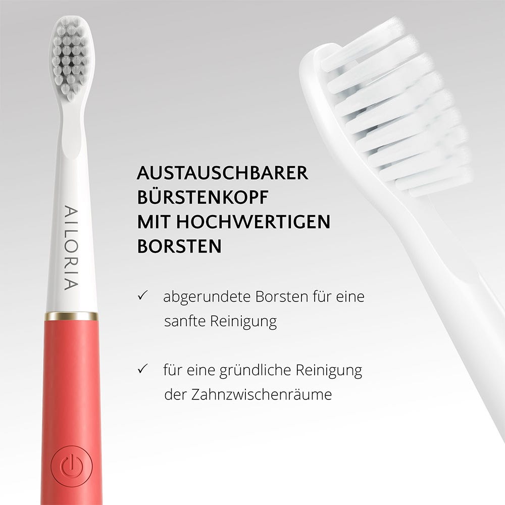Ailoria Pro Smile Set Schallzahnbürste Coral