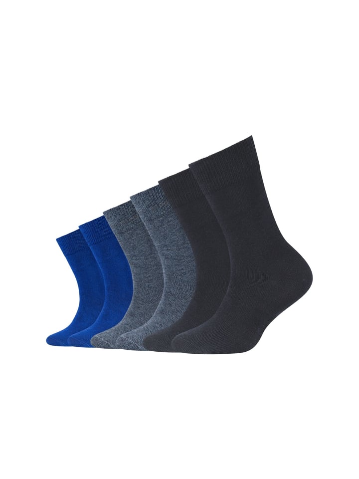 camano Socken 6er Pack ca-soft in blau günstig kaufen