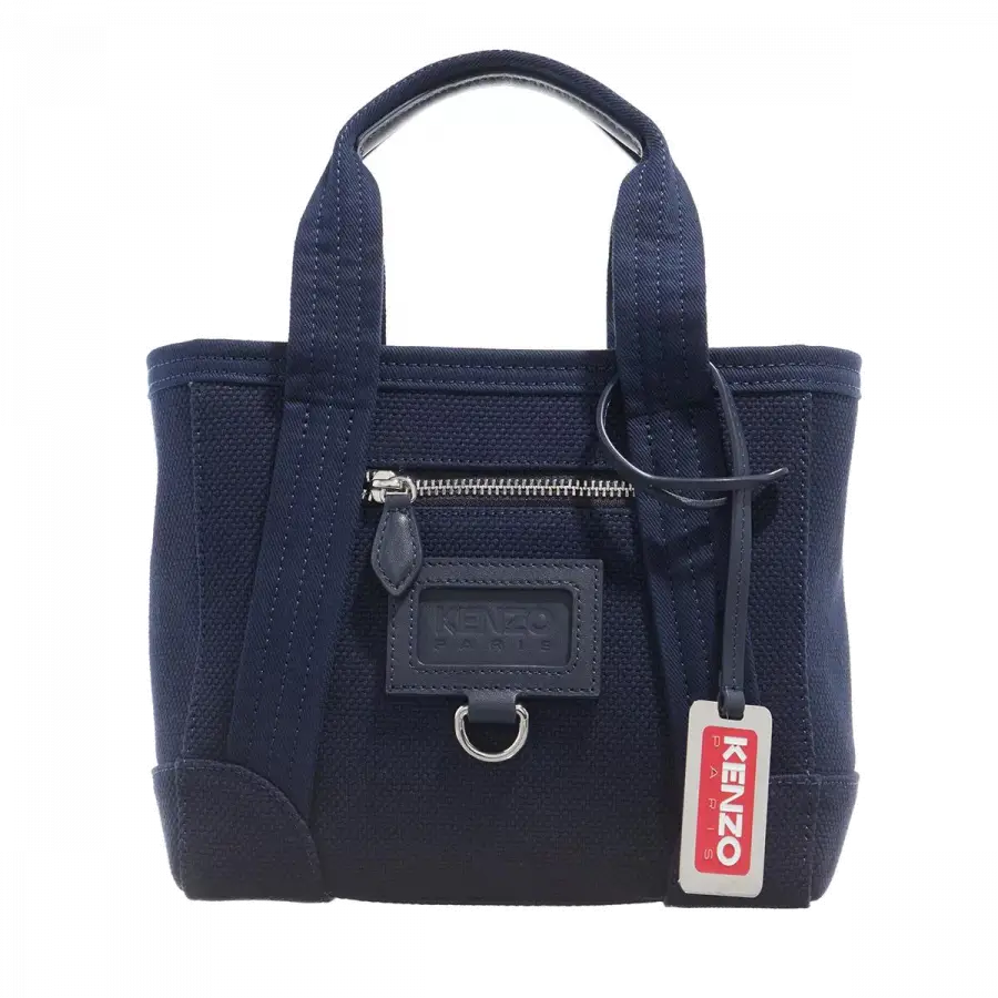 KENZO - Kenzo Handle Bags Canvas Dark Blue - blau