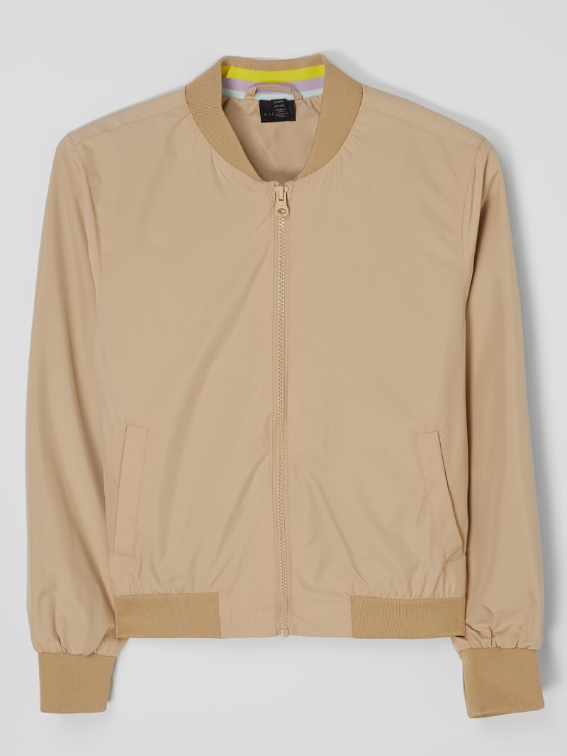 Blouson mit Stehkragen Modell 'Jayce' in beige